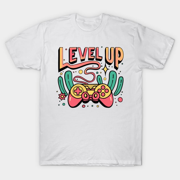 Level Up T-Shirt by CreativeSage